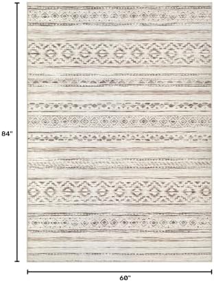 cotiled Boho 5x7 Area Rugs for Living Room: Soft Moroccan Washable Rug - Image 2