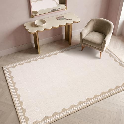 GarveeHome Scalloped Rug by GarveeHome