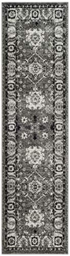 SAFAVIEH Vintage Hamadan Runner Rug 2'3"x10', Grey & Black VTH214K by Unknown