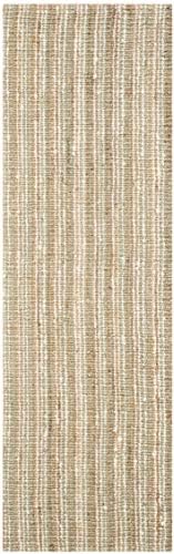 SAFAVIEH Natural Fiber Runner Rug 2'6"x6', Jute Knotted Sage NF447S - Image 2