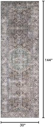 Loloi Layla Taupe/Stone 2'-6" x 12'-0" Runner Rug - Image 2