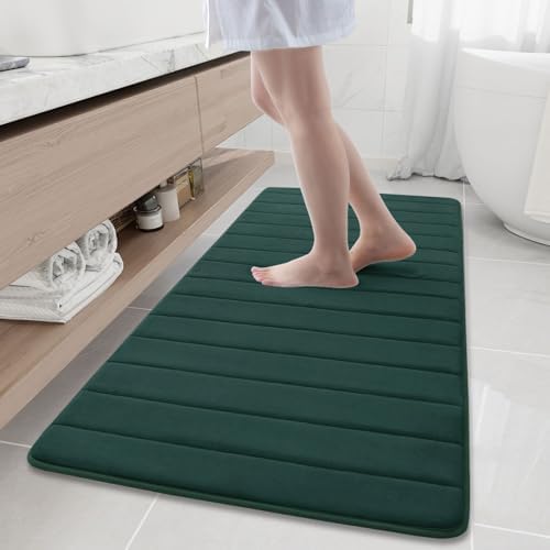 Buganda Memory Foam Bath Mat 60 x 24, Ultra Soft Absorbent Bathroom Rugs by Buganda