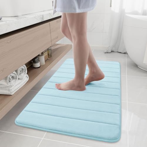 Buganda Memory Foam Bath Mat 44 x 24, Ultra Soft Absorbent Bathroom Rugs by Buganda