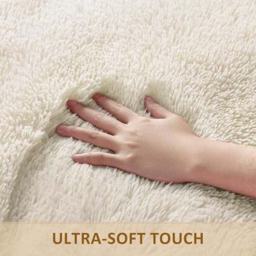 Ophanie Area Rugs for Bedroom Living Room, Color Ivory, Size 5' x 7', Shape Rectangular - Image 2