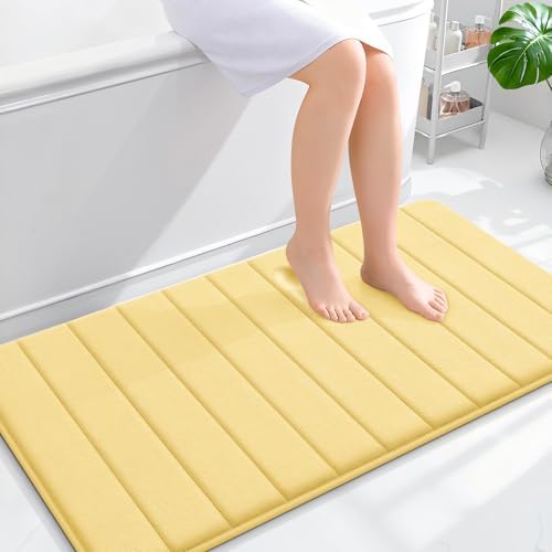 OLANLY Memory Foam Long Bathroom Rugs Runner 44x24, Super Soft Absorbent by OLANLY