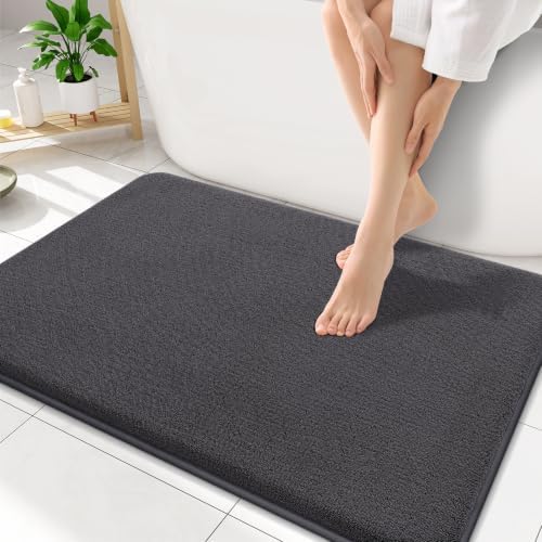 Smiry Memory Foam Bath Mat 34x21, Extra Soft Absorbent Bathroom Rugs by Smiry