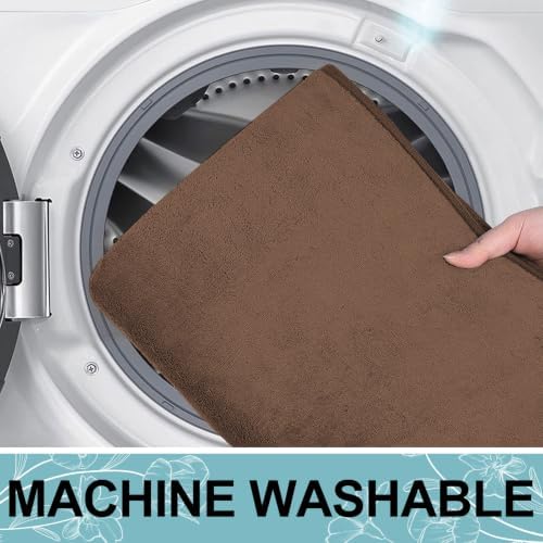 Smiry Memory Foam Bath Mat 36x24, Extra Soft and Absorbent Bathroom Rugs - Image 6