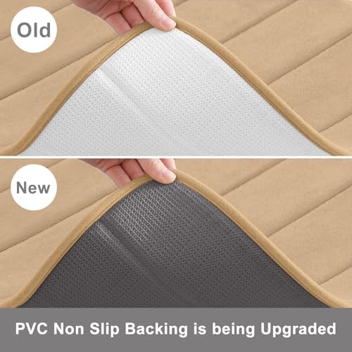 Buganda Memory Foam Bath Mat 40 x 32, Ultra Soft Absorbent Bathroom Rugs - Image 4