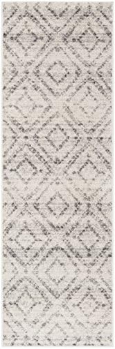 SAFAVIEH Adirondack Runner Rug 2'6"x8', Boho Light Grey & Grey ADR131C - Image 3