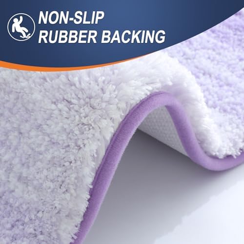 OLANLY Bathroom Runner Rug 54x24, Extra Soft Absorbent Microfiber Bath Rugs - Image 5