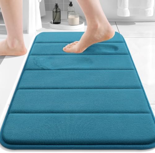 Buganda Memory Foam Bath Mat 24 x 16, Ultra Soft Absorbent Bathroom Rugs by Buganda