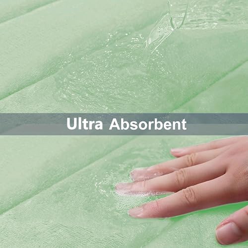 Buganda Memory Foam Bath Mat 47 x 24, Ultra Soft Absorbent Bathroom Rugs - Image 5