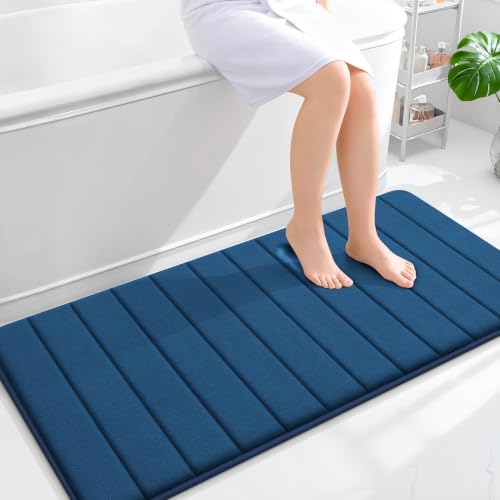 OLANLY Memory Foam Long Bathroom Rugs Runner 47x24, Super Soft Absorbent by OLANLY