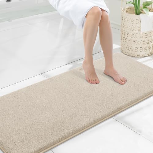 Smiry Memory Foam Bath Mat 59x20, Extra Soft Absorbent Bathroom Rugs by Smiry