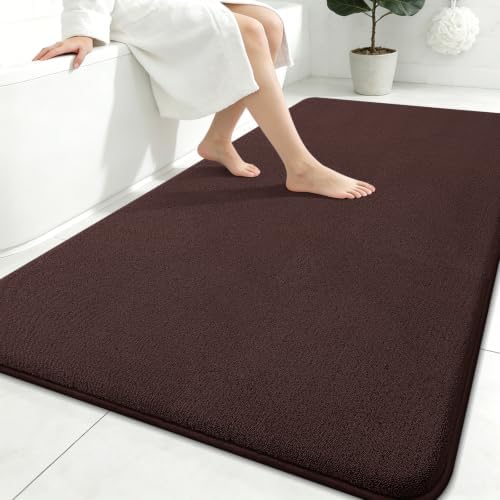 Smiry Memory Foam Bath Mat 71x47, Extra Soft Absorbent Bathroom Rugs by Smiry