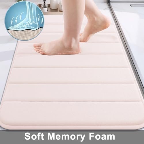 Buganda Memory Foam Bath Mat 35.4 x 24, Ultra Soft Absorbent Bathroom Rugs - Image 2