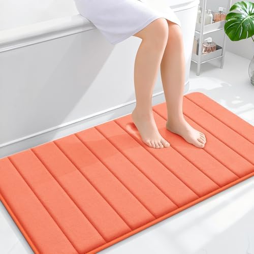 OLANLY Memory Foam Long Bathroom Rugs Runner 44x24, Super Soft Absorbent by OLANLY