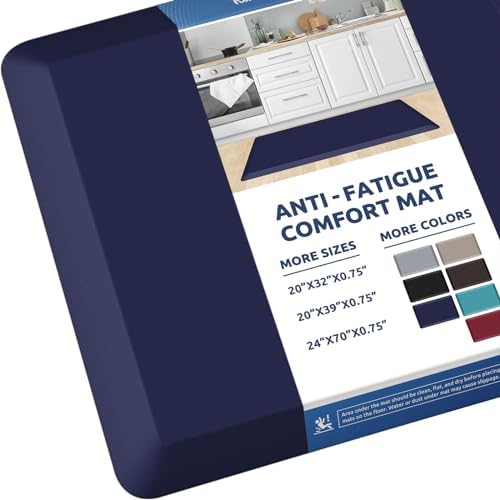 0.8" Thick Kitchen Mat Cushioned Anti Fatigue Rug Comfort Floor Mats by KitchenClouds
