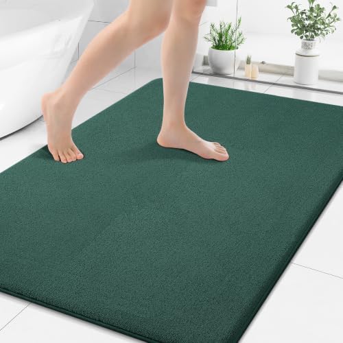 Smiry Memory Foam Bath Mat 44x32, Extra Soft Absorbent Bathroom Rugs by Smiry