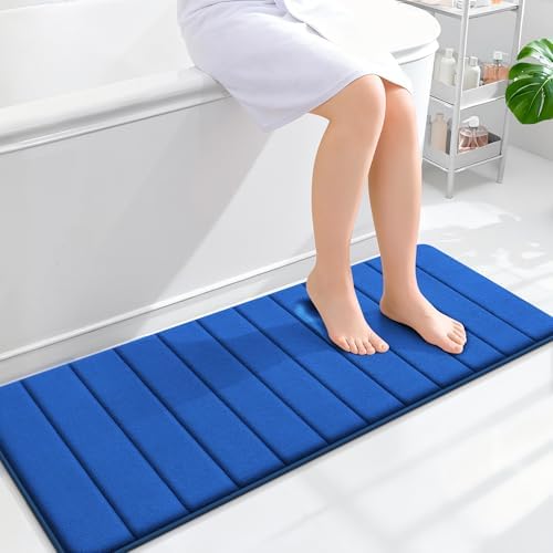 OLANLY Memory Foam Long Bathroom Rugs Runner 47x17, Super Soft Absorbent by OLANLY