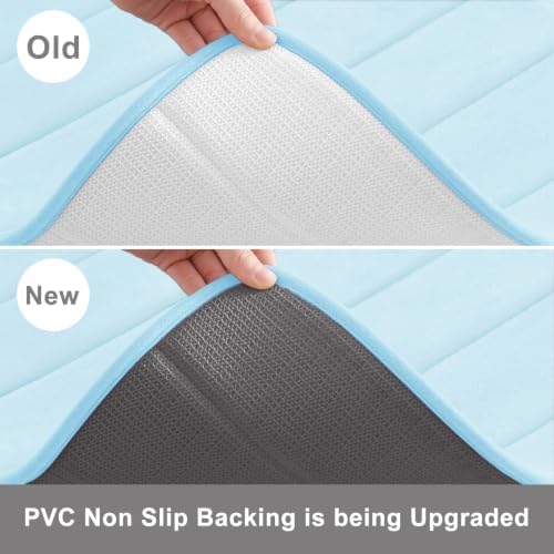 Buganda Memory Foam Bath Mat 34 x 20, Ultra Soft Absorbent Bathroom Rugs - Image 4