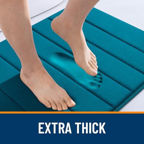 OLANLY Memory Foam Long Bathroom Rugs Runner 47x20, Super Soft Absorbent - Image 6