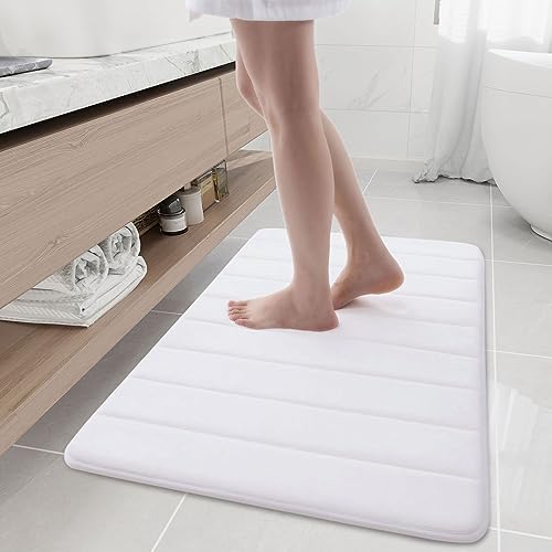 Buganda Memory Foam Bath Mat 35.4 x 24, Ultra Soft Absorbent Bathroom Rugs by Buganda