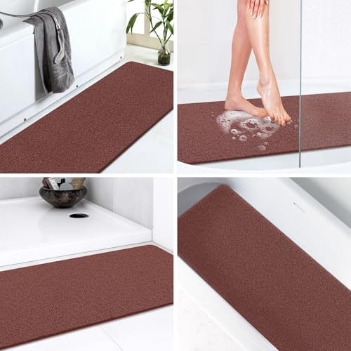LuxStep Shower Mat Bathtub Mat Non-Slip Bath Mat with Drain, Quick Drying - Image 7