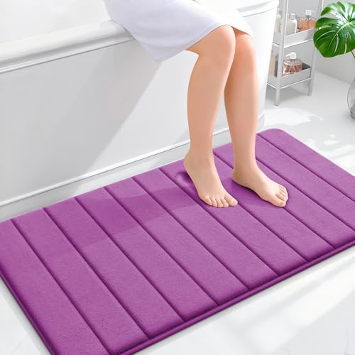 OLANLY Memory Foam Long Bathroom Rugs Runner 44x24, Super Soft Absorbent by OLANLY
