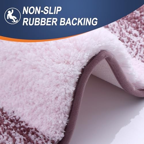 OLANLY Large Bathroom Rugs 44x32, Extra Soft Absorbent Microfiber Bath Rugs - Image 4