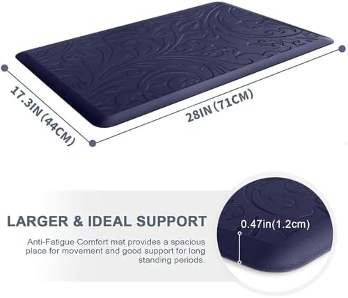 Kitchen Mat Cushioned Anti-Fatigue Comfort Standing Mat Rug for Home,Office - Image 2
