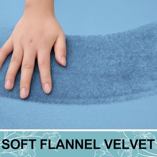 Smiry Memory Foam Bath Mat 24x16, Extra Soft and Absorbent Bathroom Rugs - Image 4