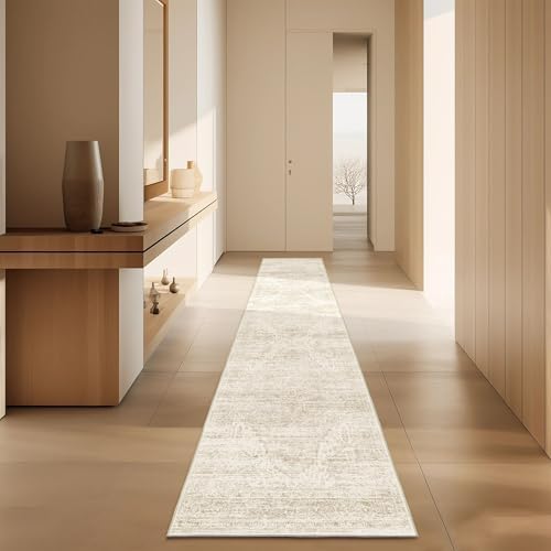 2x12 Runner Rug for Hallways Non-Slip Long Rug Runners,Boho Vintage Washable Kitchen Runner Rugs, Stain Resistant Soft Carpet Runners for Hallway 12ft Entryway Rug - Image 7