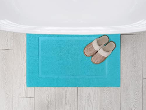 Utopia Towels Cotton Bath Mat, 21x34 in, 2 Pack, Turquoise - Image 5