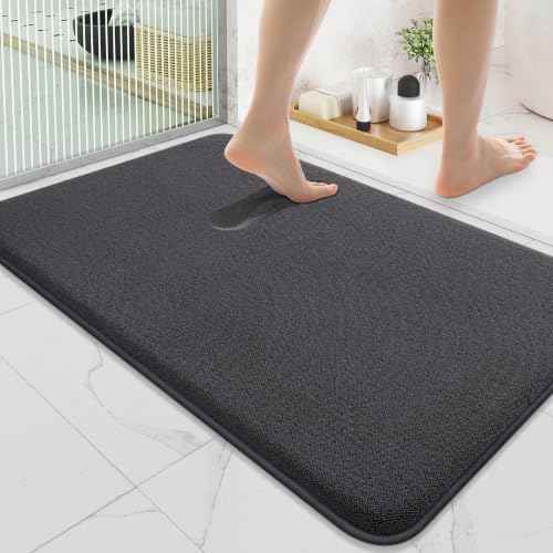 Smiry Memory Foam Bath Mat 36x24, Extra Soft Absorbent Bathroom Rugs by Smiry