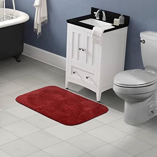 Garland Rug Traditional Nylon Washable Chili Pepper Red 24" X 40" Bath Rug - Soft, Absorbent, and Stylish for Your Bathroom - Image 2