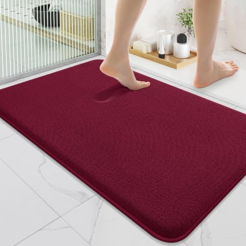 Smiry Memory Foam Bath Mat 36x24, Extra Soft Absorbent Bathroom Rugs by Smiry
