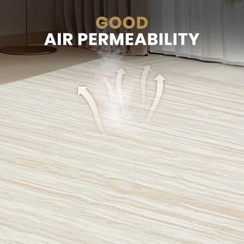 8x10 Washable Area Rugs for Living Room,Bedroom,Dining Room- Light Brown - Image 5