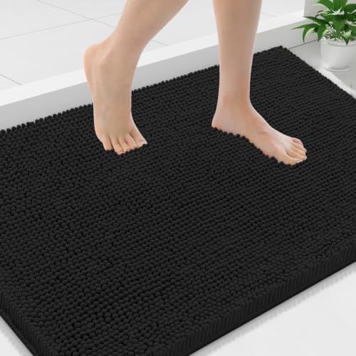 Smiry Bathroom Rugs 35X24, Luxury Chenille Extra Soft Absorbent Bath Mat by Smiry