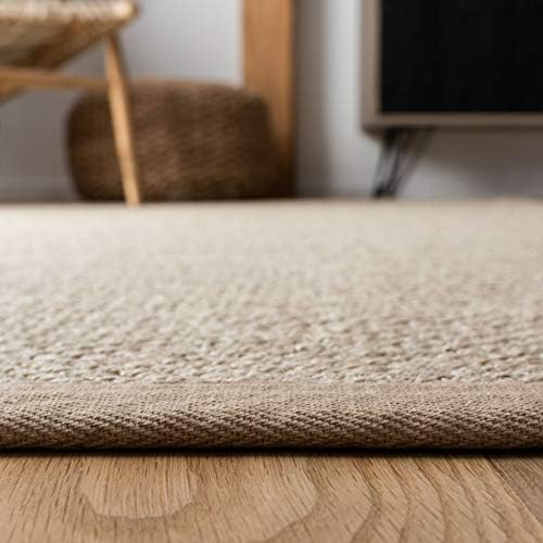 SAFAVIEH Natural Fiber Runner Rug 2'6"x6' Sisal Textured, Marble NF143B - Image 5