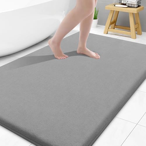Smiry Memory Foam Bath Mat 40x32, Extra Soft and Absorbent Bathroom Rugs by Smiry