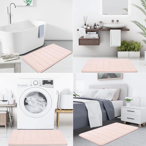 Buganda Memory Foam Bath Mat 47 x 17, Ultra Soft Absorbent Bathroom Rugs - Image 6