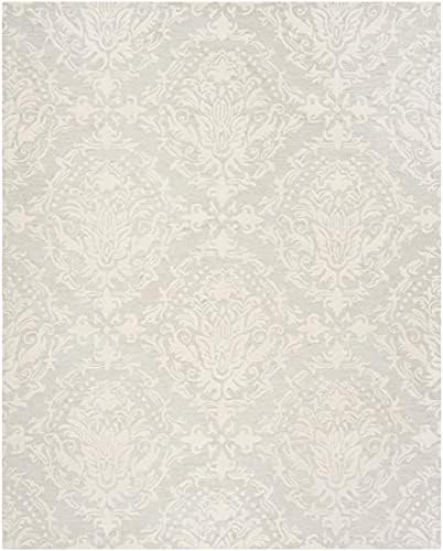 SAFAVIEH Blossom Collection 10' x 14' Sage/Ivory BLM107C Handmade Premium Wool Living Room Dining Bedroom Area Rug - Image 3