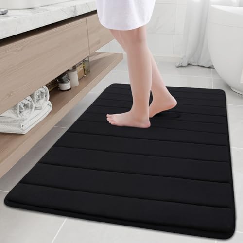 Buganda Memory Foam Bath Mat 44 x 32, Ultra Soft Absorbent Bathroom Rugs by Buganda
