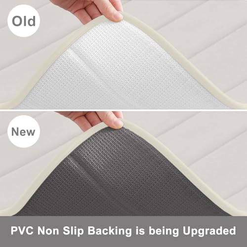 Buganda Memory Foam Bath Mat 44 x 24, Ultra Soft Absorbent Bathroom Rugs - Image 4