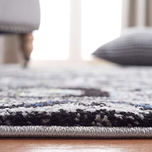 SAFAVIEH Vintage Hamadan Collection Runner Rug - 2'3" x 12', Light Grey & Dark Grey, Traditional Persian Design, Non-Shedding & Easy to Clean, Ideal for Hallway, Foyer, Entryway, Bedroom (VTH211F) - Image 5