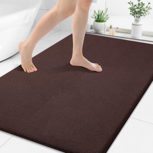 Smiry Memory Foam Bath Mat 48x32, Extra Soft Absorbent Bathroom Rugs by Smiry