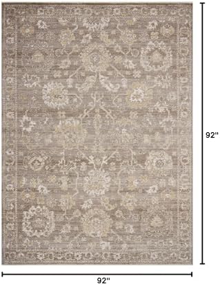 Loloi Magnolia Home Pace Taupe/Wheat 7'-8" x 7'-8" Round Area Rug - Image 2