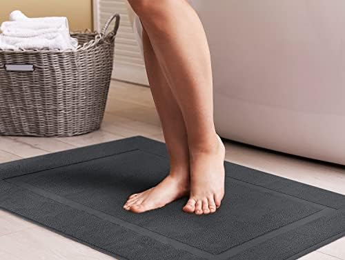 Bulk 32-Pack Hotel Bath Mats for Resorts & Spas, 21" x 34", Grey - Image 5