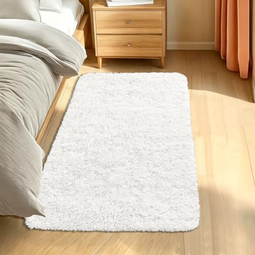 Smiry Area Rugs for Living Room Bedroom 2x5 ft, Fluffy Washable Carpet by Smiry